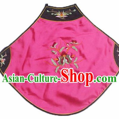 Chinese Traditional Underwear Ancient Costume Embroidered Rosy Bellyband for Women