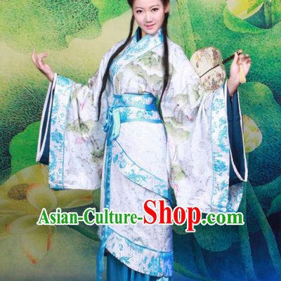 Chinese Ancient Palace Musician Hanfu Dress Han Dynasty Imperial Consort Historical Costumes for Women