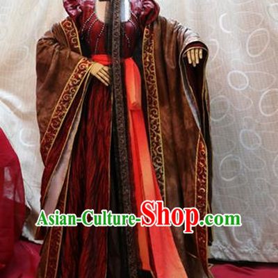 China Ancient Cosplay Queen Clothing Traditional Tang Dynasty Palace Lady Dress for Women