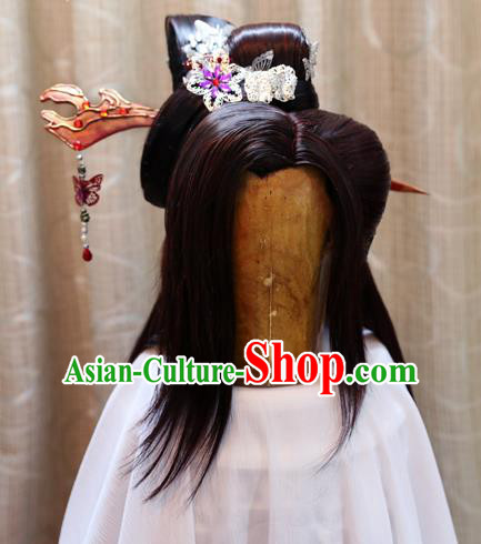 Ancient Chinese Costume hanfu Chinese Wedding Dress traditional china Cosplay Swordsman Wig Clothing Ancient Chinese Costume hanfu Chinese Wedding Dress traditional china Cosplay Swordsman Wig Clothing