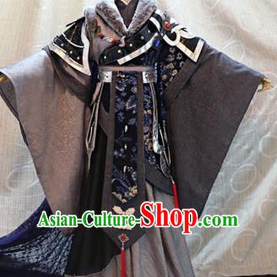 Ancient China Cosplay Tang Dynasty Swordsman Costumes Traditional Royal Highness Clothing for Men