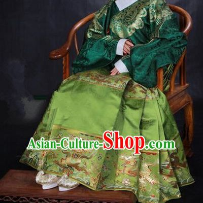 Ancient Chinese Ming Dynasty Imperial Empress Embroidered Costume for Women