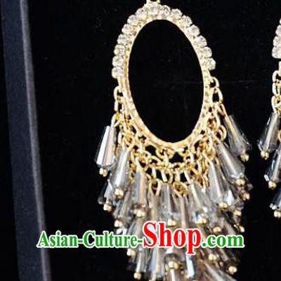 European Western Bride Vintage Jewelry Accessories Eardrop Renaissance Gothic Earrings for Women