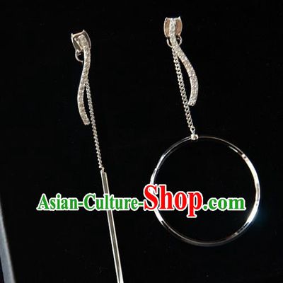 European Western Bride Vintage Accessories Eardrop Renaissance Crystal Earrings for Women