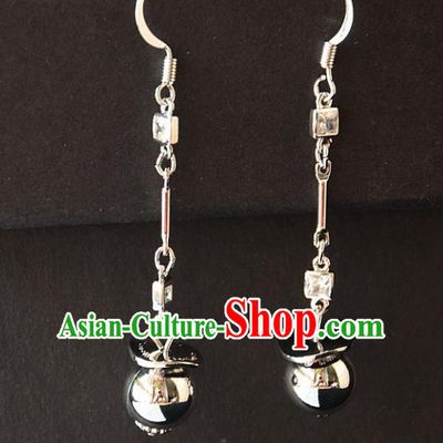European Western Bride Vintage Accessories Crystal Eardrop Renaissance Earrings for Women