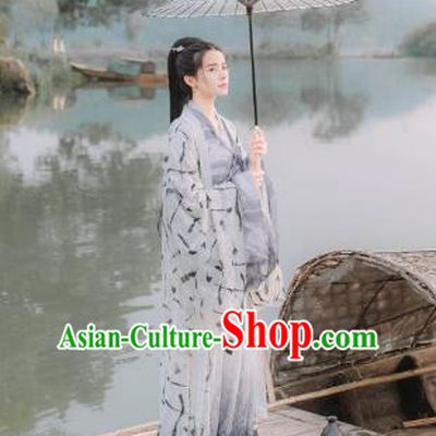 China Ancient Song Dynasty Palace Princess Costume Complete Set for Women