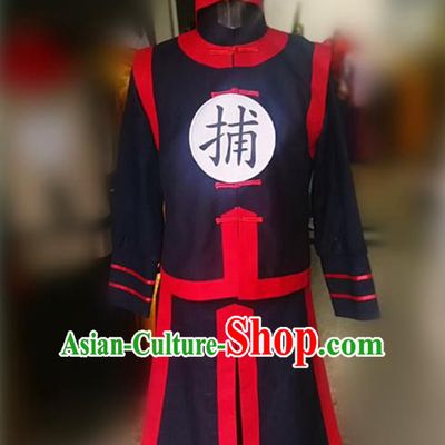 Traditional Chinese Stage Performance Costume Ancient Buster Hanfu Clothing for Men
