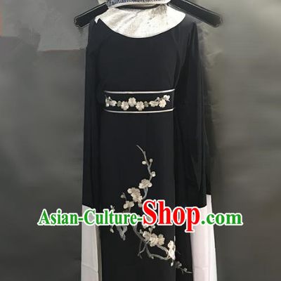 Traditional Chinese Stage Performance Costume Ancient Han Dynasty Scholar Clothing for Men