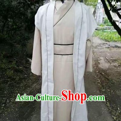 Traditional Chinese Stage Performance Costume Ancient Song Dynasty Landlord Clothing for Men
