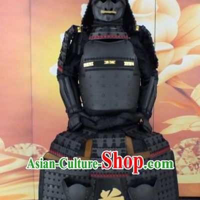 Traditional Chinese Stage Performance Costume Ancient Warrior Clothing Helmet and Armour for Men