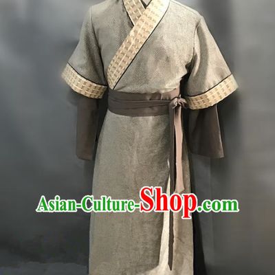 Traditional Chinese Stage Performance Knight Costume Ancient Song Dynasty Swordsman Clothing for Men
