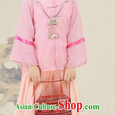 Traditional Chinese Ming Dynasty Nobility Lady Costume Ancient Princess Clothing for Kids