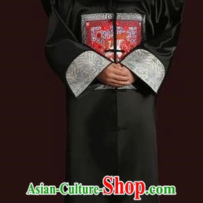 Traditional China Ancient Qing Dynasty Royal Highness Costume Manchu Minister Gwanbok for Men