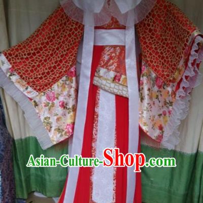 Traditional China Ancient Cosplay Palace Lady Wedding Costume Princess Hanfu Dress Clothing for Women