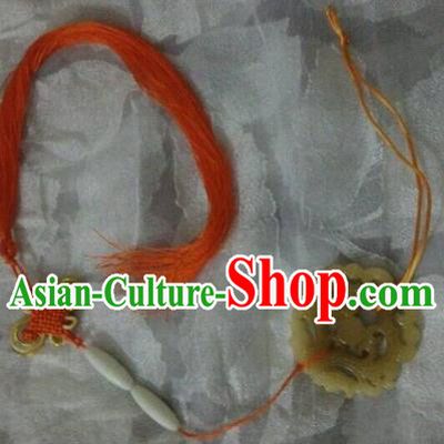 Traditional China Ancient Cosplay Swordsman Jade Pendant for Men