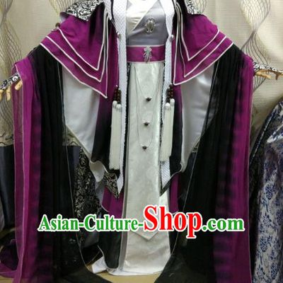 China Ancient Cosplay Swordswoman Costume Fancy Dress Traditional Hanfu Clothing for Women
