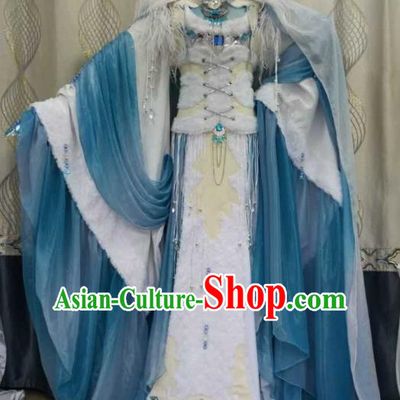 China Ancient Cosplay Costume Palace Princess Fairy Fancy Dress Traditional Hanfu Clothing for Women