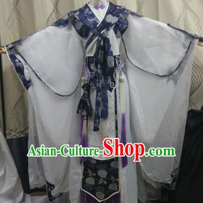 China Ancient Cosplay Swordswoman Costume Fairy Princess Fancy Dress Traditional Hanfu Clothing for Women