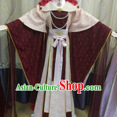 China Ancient Cosplay Han Dynasty Princess Costume Fairy Fancy Dress Traditional Hanfu Clothing for Women