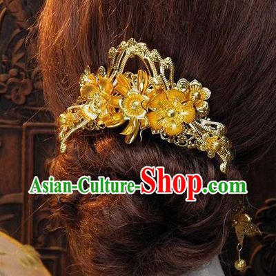Chinese Handmade Classical Hair Accessories Ancient Wedding Hanfu Headwear Hairpins for Women
