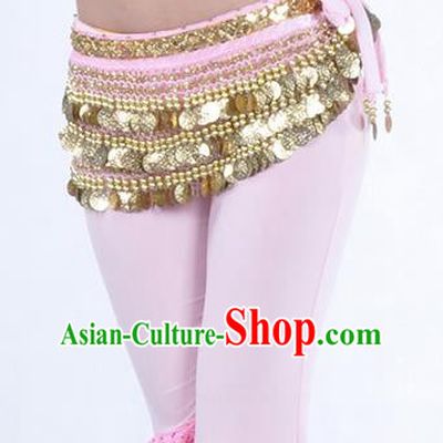 Pink Waistband Asian Indian Belly Dance Waist Accessories India National Dance Belts for Women
