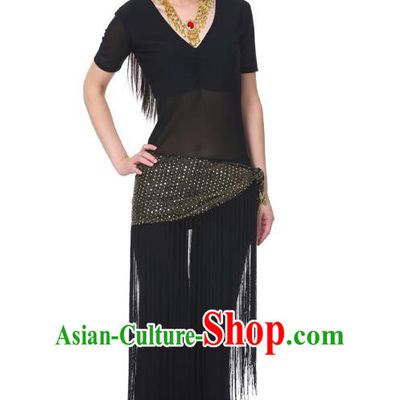 Indian Belly Dance Costume India Raks Sharki Black Suits Oriental Dance Clothing for Women