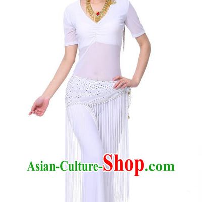 Indian Belly Dance Costume India Raks Sharki White Suits Oriental Dance Clothing for Women