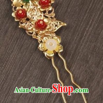 Chinese Handmade Classical Hair Accessories Beads Hair Stick Hairpins for Women
