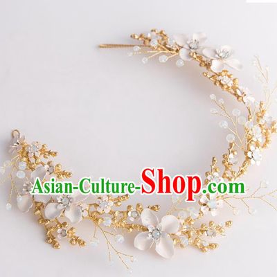 Handmade Classical Wedding Hair Accessories Bride Flowers Hair Clasp Headwear for Women