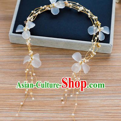 Handmade Classical Wedding Hair Accessories Bride Flowers Hair Clasp Headband for Women