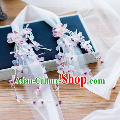 Handmade Classical Wedding Hair Accessories Bride Hair Clasp Silk Headband for Women