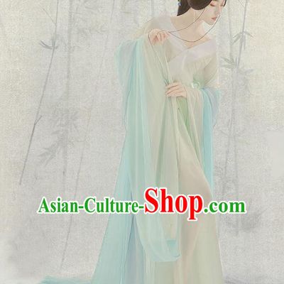 Traditional Chinese Ancient Palace Lady Costume, China Tang Dynasty Princess Clothing for Women