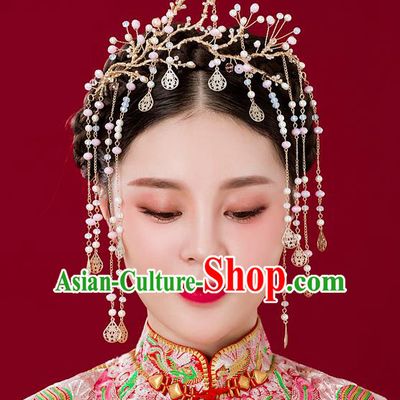 Chinese Handmade Classical Hair Accessories Ancient Hair Clip Tassel Hairpins for Women