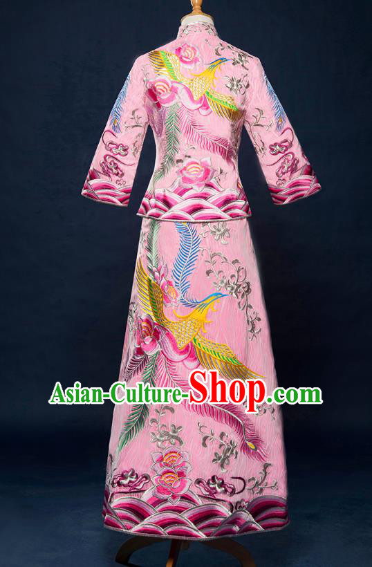 Traditional Chinese Wedding Costumes Traditional Xiuhe Suits Ancient Chinese bridal Full Dress Traditional Chinese Wedding Costumes Traditional Xiuhe Suits Ancient Chinese bridal Full Dress