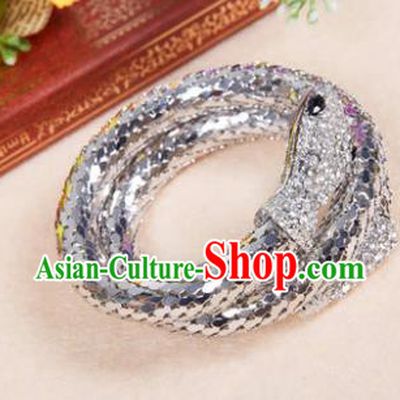 Indian Bollywood Belly Dance Accessories Argent Bracelet for Women