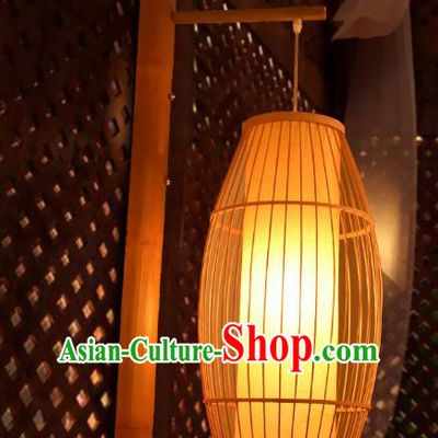 Traditional Asian Rattan Wall Lanterns Handmade Lantern Ancient Lamp