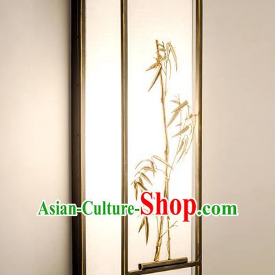 Traditional China Ancient Painting Bamboo Wall Lanterns Handmade Lantern Ancient Lamp