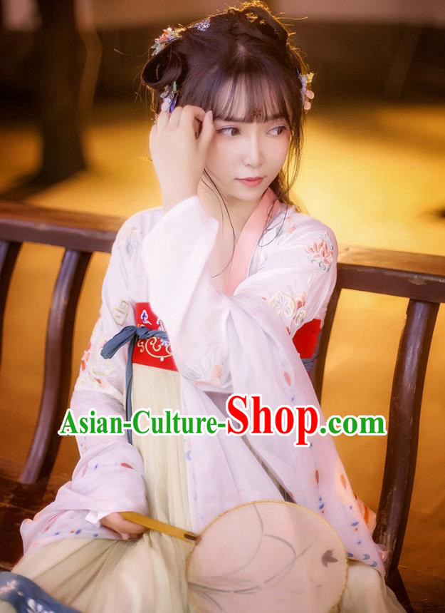 Traditional Chinese Ancient Costume China Ancient Tang Dynasty Hanfu Princess Dress Clothing