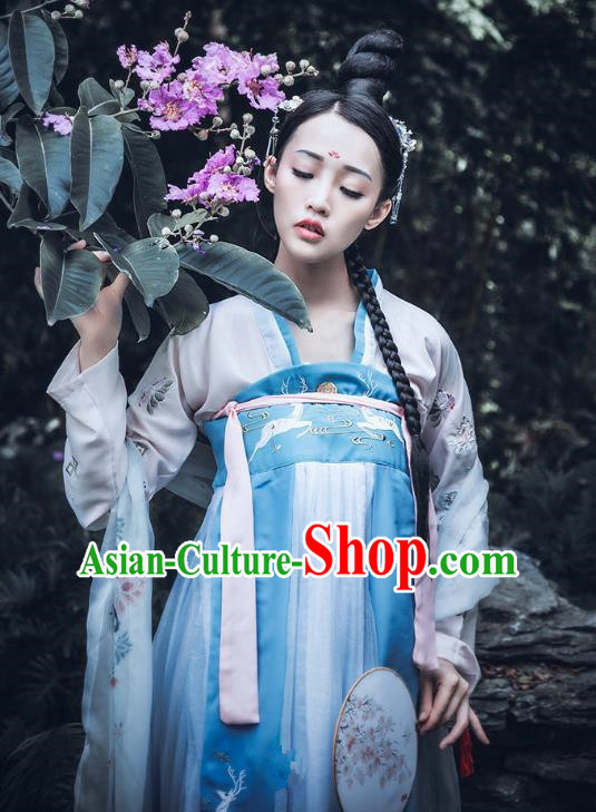 Traditional Chinese Ancient Costume China Ancient Tang Dynasty Hanfu Princess Dress Clothing