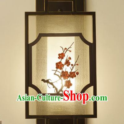 Traditional China Ancient Plum Blossom Lanterns Handmade Wall Lantern Ancient Lamp