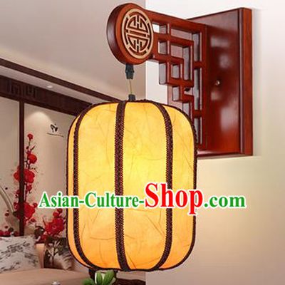 China Handmade Parchment Wall Lantern Wax Gourd Lanterns Traditional Lamp