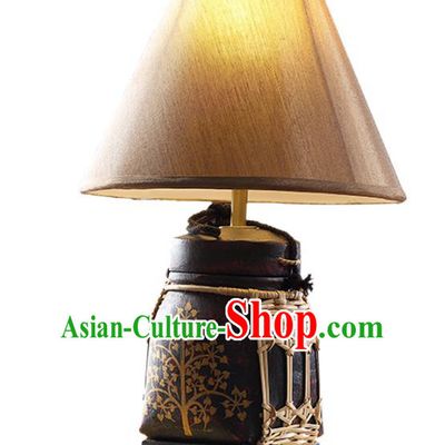 Handmade Thailand Desk Lantern Asian Lanterns Religion Lantern Traditional Lamp