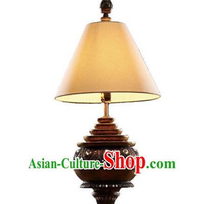 Handmade Thailand Floor Lantern Asian Lanterns Religion Wood Carving Lantern Traditional Lamp
