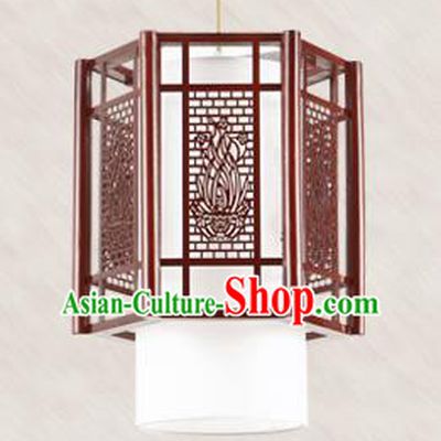 Traditional Chinese Handmade Lantern Wood Carving Hanging Lantern Asian Palace Ceiling Lanterns Ancient Lantern