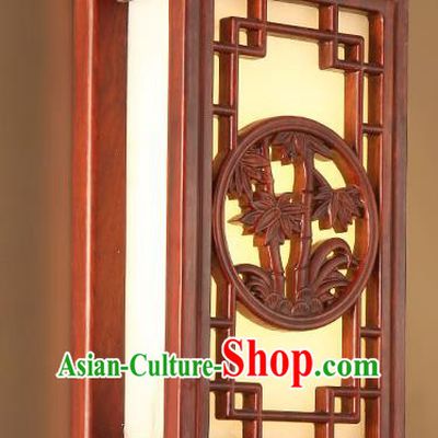 China Handmade Marble Lanterns Palace Wall Lantern Ancient Wood Carving Bamboo Lanterns Traditional Lamp