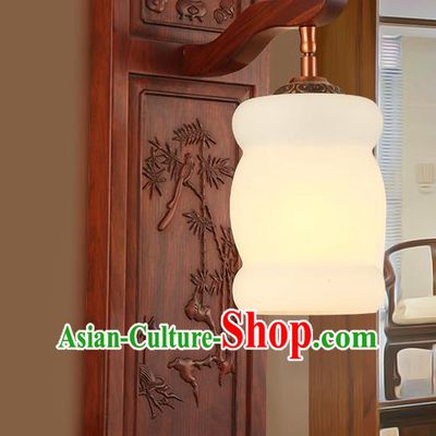 China Handmade Rosewood Carving Lanterns Palace Marble Wall Lantern Ancient Lanterns Traditional Lamp
