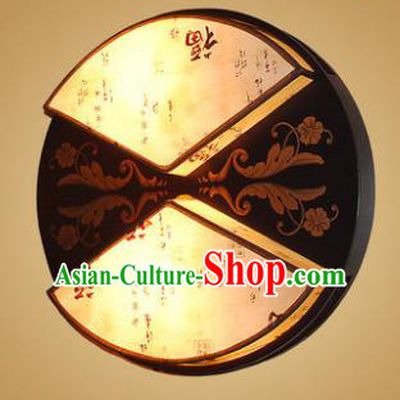 China Handmade Wood Wall Lanterns Painted Palace Lantern Ancient Lanterns Traditional Lamp