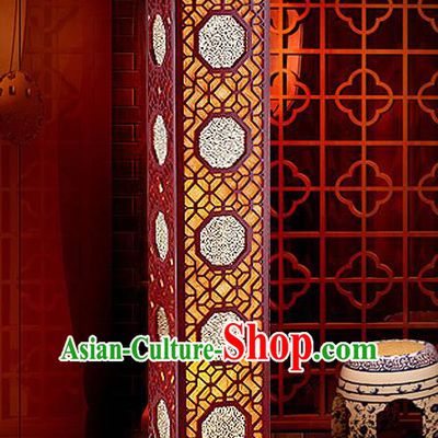 China Handmade Wood Carving Lanterns Palace Floor Lantern Ancient Lanterns Traditional Lamp
