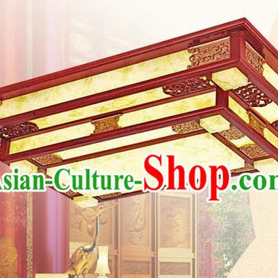 Traditional Chinese Wood Palace Lantern Handmade Ceiling Lanterns Ancient Lamp
