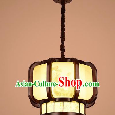 Traditional Chinese Wood Palace Lantern Handmade Hanging Lanterns Ancient Lamp